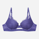 Biustonosz damski Push Up z fiszbinami Bloovii Ocrissa 42244-54X 75D Niebieski (5903972543498) - obraz 5