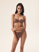 Бюстгальтер Push-up з кісточками Esotiq Influensa 42321-84X 65E Коричневий (5903972376249) - зображення 6