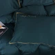 Простынь MirSon Imperial Catania сатин Изумрудная 150х220 см (2200007178483) - изображение 6