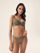 Бюстгальтер Push-up з кісточками мереживний Esotiq Lynn 42329-87X 70E Хакі (5903972387009) - зображення 3