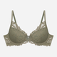 Бюстгальтер Push-up з кісточками мереживний Esotiq Lynn 42329-87X 70B Хакі (5903972386903) - зображення 11