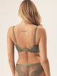 Biustonosz damski bez Push Up usztywniany Esotiq Lynn 42330-87X 75F Khaki (5903972387177) - obraz 2