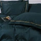 Простынь MirSon Imperial Catania сатин Изумрудная 180х220 см (2200007178490) - изображение 3