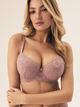 Biustonosz damski bez Push Up usztywniany Esotiq Lollipop 42335-39X 75F Różowy (5903972388099) - obraz 1