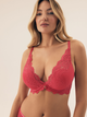 Бюстгальтер Push-up з кісточками мереживний Esotiq Sweetheart 42354-42X 70B Рожевий (5903972393673) - зображення 6