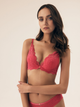 Бюстгальтер Push-up з кісточками мереживний Esotiq Sweetheart 42354-42X 70B Рожевий (5903972393673) - зображення 10