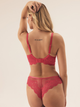 Бюстгальтер з кісточками мереживний Esotiq Sweetheart 42355-42X 65G Рожевий (5903972394236) - зображення 4