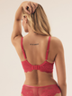 Biustonosz damski bez Push Up usztywniany Esotiq Sweetheart 42355-42X 80E Różowy (5903972394151) - obraz 2