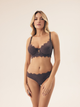 Biustonosz damski bez Push Up usztywniany Esotiq Sapphire 42369-90X 70F Szary (5903972396902) - obraz 3