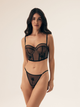 Biustonosz bustier Esotiq Barely 42458-61X 65F Czarne (5903972515778) - obraz 3