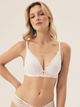Biustonosz damski bez Push Up usztywniany Esotiq Bogna 42467-00X 75D Biały (5903972515884) - obraz 1