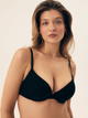 Biustonosz damski Push Up z fiszbinami Bloovii Lacteem 42482-99X 75A Czarny (5903972540060) - obraz 1