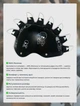Шлем защитный STREETJAM Пират черный матовый М 55-58 см (9VM001) - изображение 5