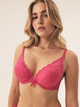 Biustonosz damski Push Up z fiszbinami Bloovii Verina 42504-42X 70D Różowy (5903972544785) - obraz 1