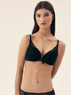 Бюстгальтер Push-up з кісточками мереживний Bloovii Verina 42504-99X 80B Чорний (5903972544501) - зображення 1