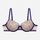 Бюстгальтер Push-up з кісточками мереживний Esotiq Batty 42513-59X 80C Темно-синій (5903972527313) - зображення 10