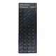 Наліпки на клавіатуру Ukraine Keyboard Layout ENG/RUS/UKR Стікерпак на 48 клавіш Black-White-Blue - зображення 1