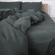 Простынь MirSon 110х160 см 16-7000 Green Grey бязь (2200008182694) - изображение 1
