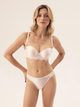 Biustonosz damski Push Up z fiszbinami Esotiq Brillant 42546-01X 75D Kremowy (5903972530061) - obraz 3