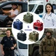 Дорожная сумка-органайзер на сиденье авто DERBY PatrolBag черная универсальная патрульная сумка мобильный офис, ручная кладь с отделом для ноутбука 13"-17" - изображение 10