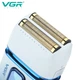 Електробритва VGR V-362 BLUE, подвійне лезо, триммер, IPX6, LED Display (45696-V-362 BLUE_531) - изображение 6