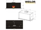 Витяжка вбудована WEILOR LUMINA WBG 69 BLACK SILENCE - изображение 5