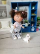 Лялька Little Mia з собачкою на повідку Nines d'Onil, 23 см - зображення 1