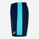 Подростковые шорты на резинке для мальчика Joma Maxi 101657.342 153-164 см (XS) Темно-синий/Бирюзовый (8424309062330) - изображение 8