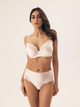 Biustonosz damski bez Push Up z fiszbinami Esotiq Brillant 42547-01X 65G Kremowy (5903972530849) - obraz 3