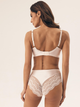 Biustonosz damski bez Push Up z fiszbinami Esotiq Brillant 42547-01X 75D Kremowy (5903972530702) - obraz 4