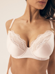 Biustonosz damski bez Push Up z fiszbinami Esotiq Brillant 42547-01X 75D Kremowy (5903972530702) - obraz 5