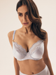 Biustonosz damski bez Push Up z fiszbinami Esotiq Brillant 42547-50X 70G Błękitny (5903972531198) - obraz 1