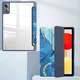 Чехол Marble Case на Xiaomi Redmi Pad SE (11") / чехол для планшета с функцией подставки / голубой - изображение 3