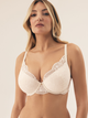 Biustonosz damski Push Up z fiszbinami Esotiq Blueberry 42554-01X 70E Kremowy (5903972523223) - obraz 1