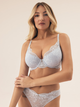 Biustonosz damski Push Up z fiszbinami Esotiq Blueberry 42554-50X 70B Błękitny (5903972523322) - obraz 10