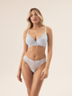 Biustonosz damski Push Up z fiszbinami Esotiq Blueberry 42554-50X 85B Błękitny (5903972523384) - obraz 6