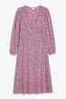 Платье Monki 36 розовый цветы 2051135446 - изображение 1