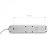 Сетевой удлинитель VIDEX ONCORD з/з 4п 3м (3x1.5мм) с кнопкой White - изображение 4