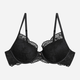 Biustonosz damski Push Up z fiszbinami Esotiq Blueberry 42554-99X 85D Czarny (5903972523056) - obraz 10