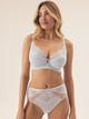 Biustonosz damski bez Push Up usztywniany Esotiq Blueberry 42555-50X 70F Błękitny (5903972524329) - obraz 5