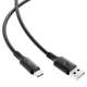 Кабель для зарядки ACEFAST C17-04 Black USB-A to USB-C силиконовый 1.2 м - изображение 3