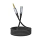 Аудиокабель удлинитель HOCO UPA20 3.5 audio extension cable male to female 1м Grey (6931474762153) - изображение 5