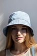 Панама джинсовая D.Hats голубая - изображение 6