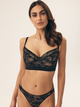 Biustonosz damski miękki bez Push Up Esotiq Bisous 42864-99X 75E Czarny (5903972549490) - obraz 3