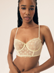 Biustonosz bustier Esotiq Bloomy 42870-10X 75B Żółte (5903972552629) - obraz 1