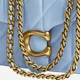 Сумка кросс-боди через плечо женская из натуральной кожи средняя Coach Tabby Shoulder Bag 26 With Pillow Quilting BG-COA-74 Brass/Bluebell (195031264139) - изображение 8