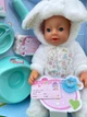 Пупс Кукла функциональная рост 45 см закрывает глаза пьющий из бутылочки подгузник горшок посуда пустышка Yale Baby BL 242 H - изображение 7