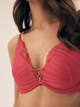 Biustonosz damski Push Up z fiszbinami Esotiq Bossa 42873-42X 65C Różowy (5903972554159) - obraz 5
