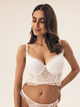 Biustonosz bustier Esotiq Bogata 42890-00X 65D Białe (5903972557549) - obraz 1