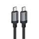 Data - Кабель ACEFAST C20-03 Type-C to Type-C 1.2 м, Black - зображення 2